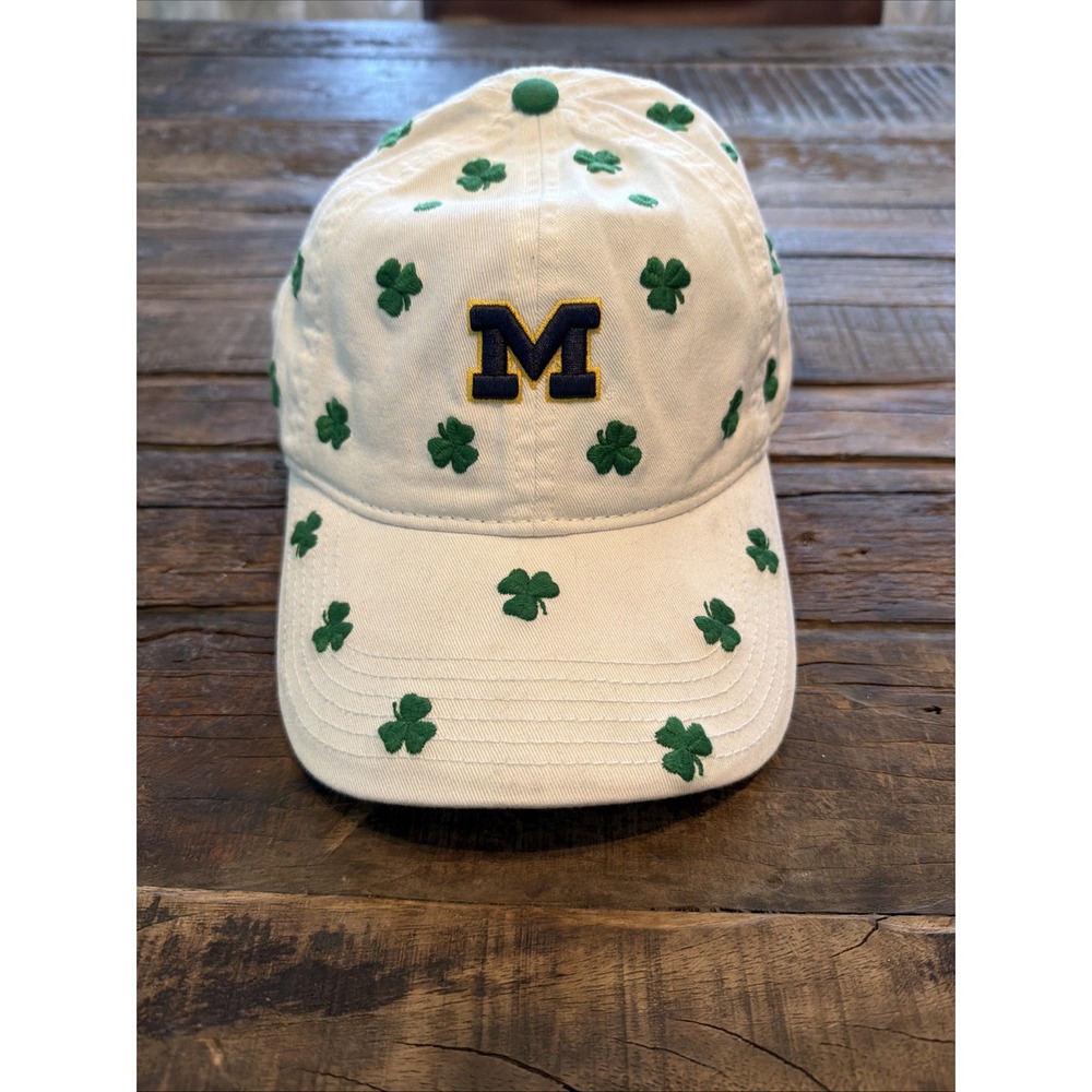 NCAA Legacy Michigan Charmed Clover Adjustable Hat!